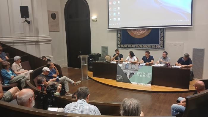 mesa debate organizada por el CPNA sobre biometano en aragón