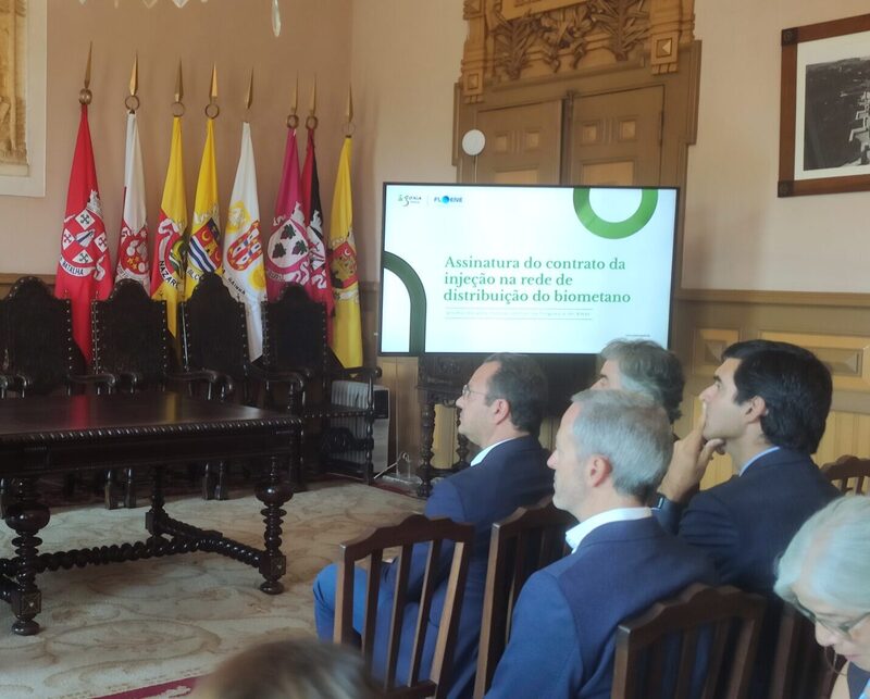 firma conexion biometano en Leiria Portugal