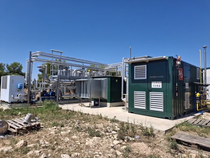 Conexion a red de gas NEdgia de la planta de biometano de cabanillas