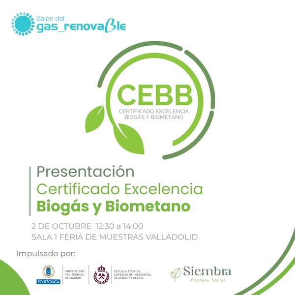 Siembra certificado CEBB biometano
