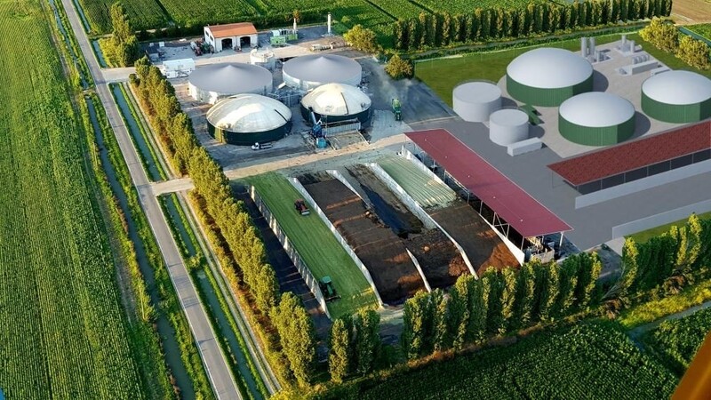 Cycle 0 expositor de salon del gas renovable nueva planta biometano en italia